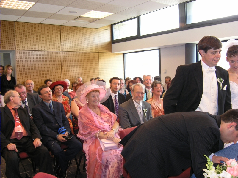 Signature du t&eacute;moin du mari&eacute;